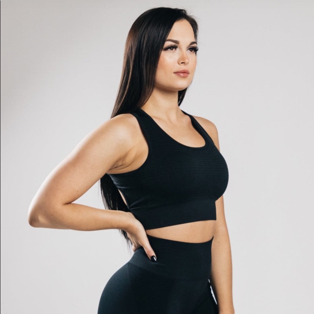 Alphalete Open Back Sports Bra